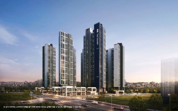 더샵 오산역아크시티 투시도. [포스코이엔씨]