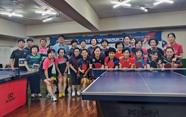 2025 탁구 디비전리그 서울 예선리그 단체사진.