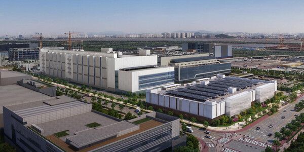 엠코테크놀로지 송도사업장 신규 테스트동 증축 공사 조감도. [동부건설]