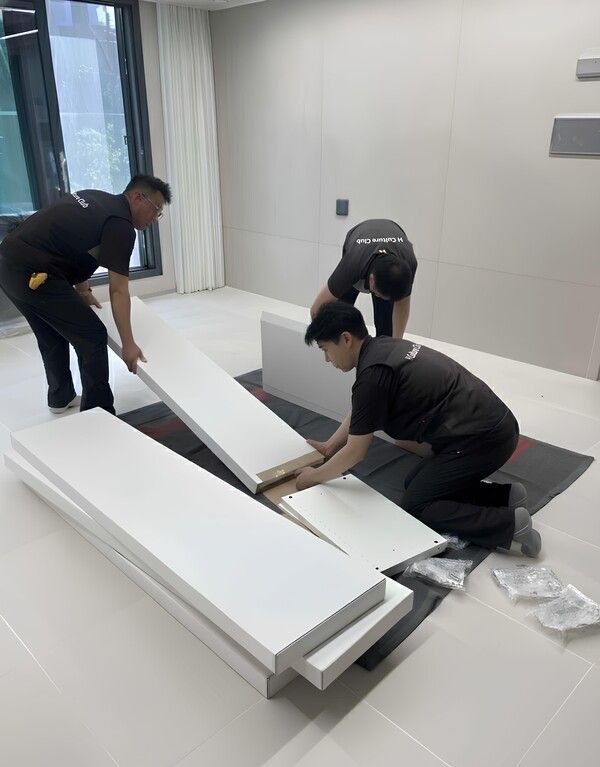 'H 헬퍼' 서비스 제공 현장. [현대건설]