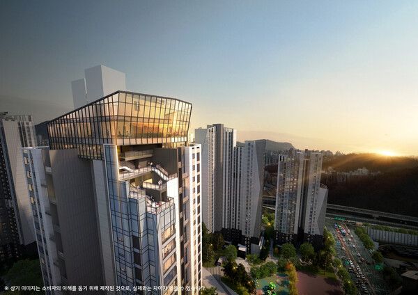 반포 래미안 트리니원 스카이커뮤니티. [삼성물산]