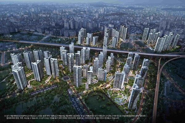 시티오씨엘 마스터플랜 조감도. [HDC현산]