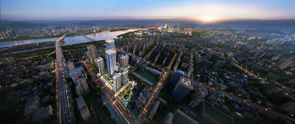 영등포 유원제일2차 재건축 '파로 써밋 49' 조감도. [대우건설]