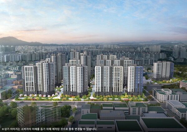 두산위브&수자인 부평 더퍼스트 투시도. [두산건설]