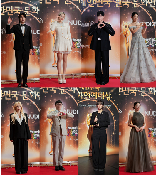 한국인플루언서콘텐츠협회(카신) 대표 인플루언서들이 ‘대한민국 문화연예대상’에서 인플루언서 대상을 수상했다.[한국인플루언서콘텐츠협회]