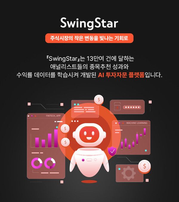 DB증권은 AI&nbsp;투자자문 서비스&nbsp;‘스윙스타(SwingStar)’를&nbsp;HTS와&nbsp;MTS에 공식 오픈했다. [DB증권]