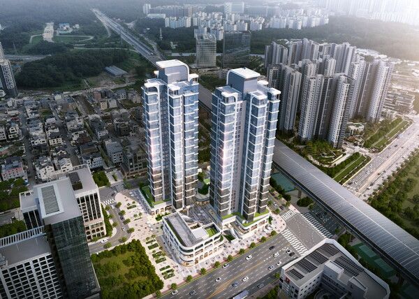 해링턴 스퀘어 과천 조감도. [효성중공업]