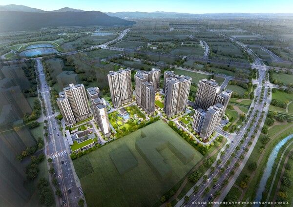 e편한세상 내포 에듀플라츠 조감도. [DL이앤씨]