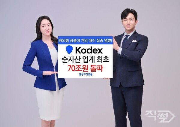 삼성자산운용의 KODEX ETF의 순자산이 업계 최초로 70조원을 돌파했다. [삼성자산운용]