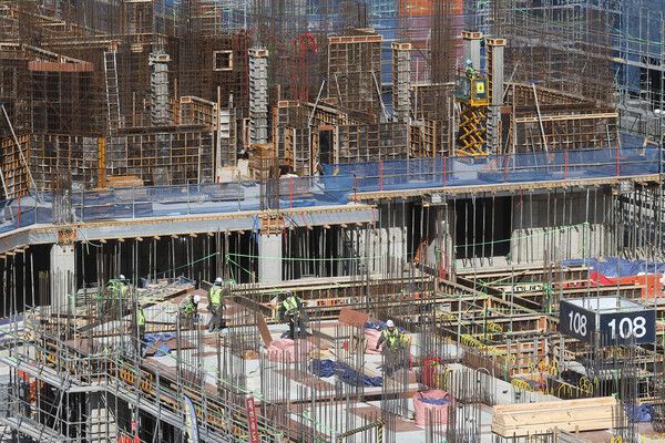 서울 시내의 한 건설 현장. [연합뉴스]