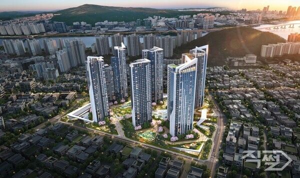 HDC현대산업개발이 부산 광안4구역 재개발사업의 시공사로 선정됐다. [HDC현대산업개발]