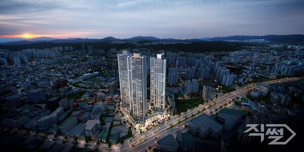 번영로 롯데캐슬 센트럴스카이 조감도 [롯데건설]