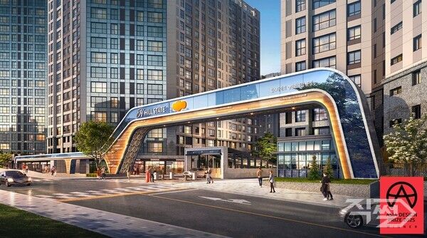 &nbsp;‘힐스테이트 e편한세상 문정’ 문주. [현대엔지니어링]&nbsp;