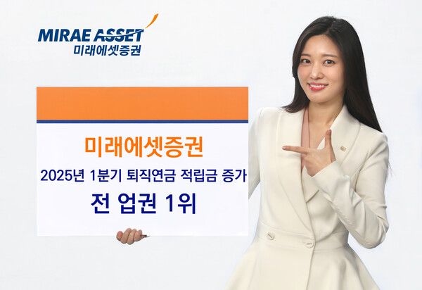 미래에셋증권은 올해 1분기 퇴직연금 적립금이 1조 3278억원 증가했다. [미래에셋증권]
