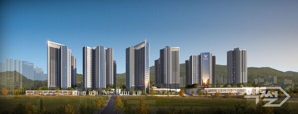 부산 가야4구역 주택재개발정비사업 투시도. [롯데건설]