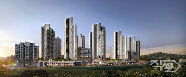 장위9구역 공공재개발 사업' 단지 투시도 [DL이앤씨]