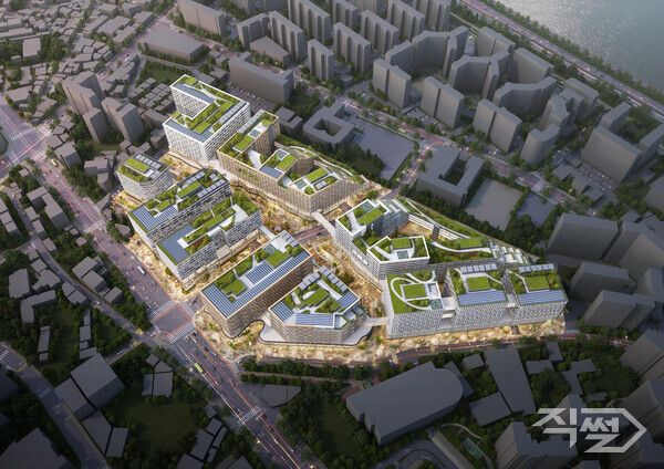 가양동 CJ공장부지 업무복합시설 조감도. [인창개발]