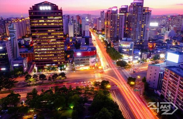 벤처밸리네거리 전경. [대구시]