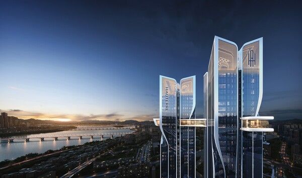 용산 정비창전면 제1구역 조감도. [포스코이앤씨]