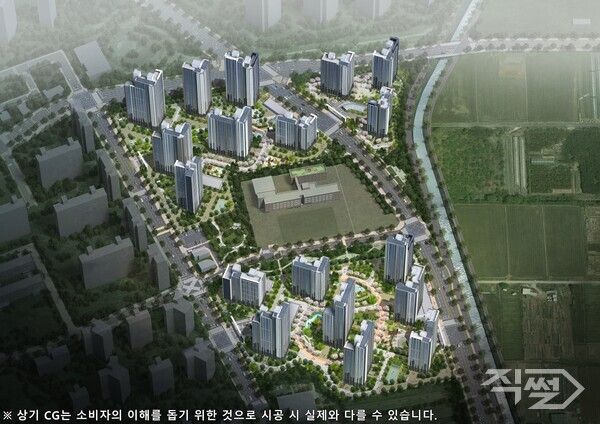  ‘해링턴 플레이스 풍무’ 조감도. [효성중공업]