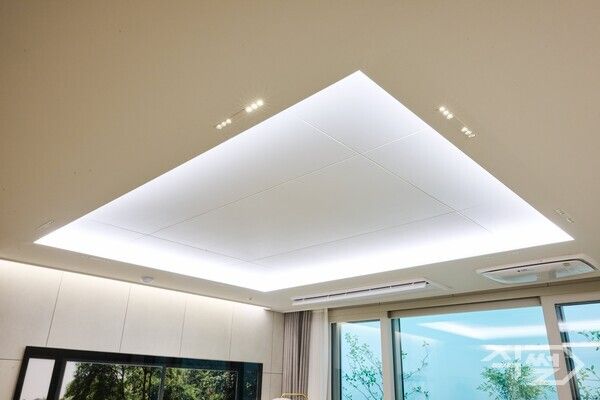 GS건설이 개발한 ‘에너지 절약형 조명’과 ‘Hidden Lighting System’이 적용된 이미지. [GS건설]