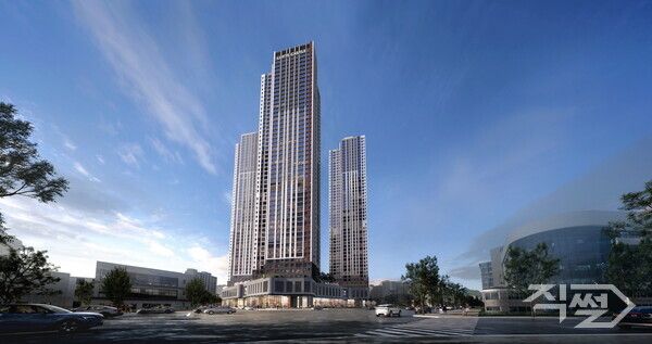 울산 ‘번영로 롯데캐슬 센트럴스카이’ 투시도. [롯데건설]