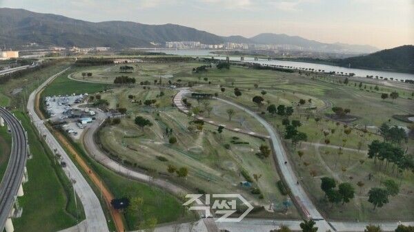 황산파크골프장 전경. [양산시]