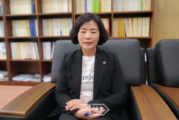 정태숙 부산시의원(국민의힘, 남구2). [박정우 기자]