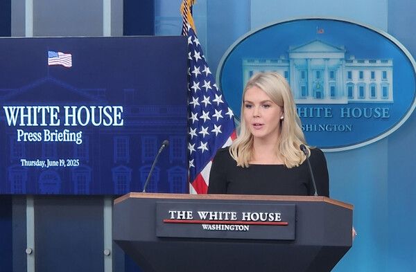 캐롤라인 레빗 미국 백악관 대변인. [연합뉴스]