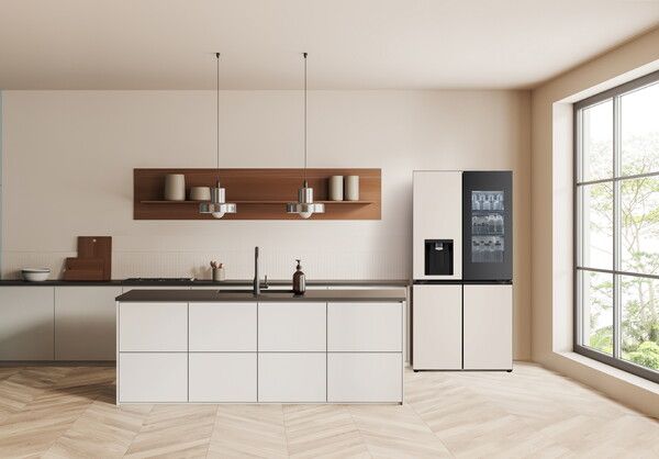 LG 디오스 AI 오브제컬렉션 스템(STEM) 얼음정수 냉장고 신제품 출. [LG전자]