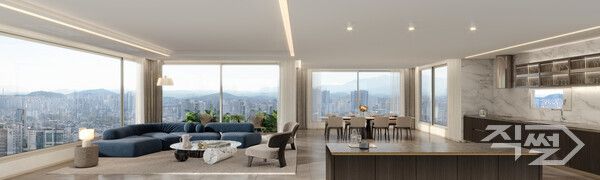  ‘써밋 프라니티’ 3면 서라운드 조망. [대우건설]