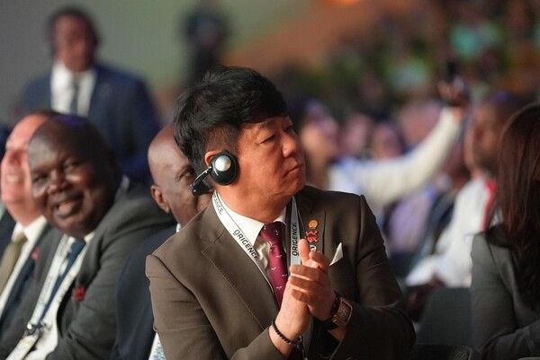 김윤식 신협중앙회장은 세계신협협의회 이사 자격으로 스웨덴 스톡홀름에서 개최된 '2025년 세계신협 컨퍼런스 개막식'에 참석했다. [신협중앙회]