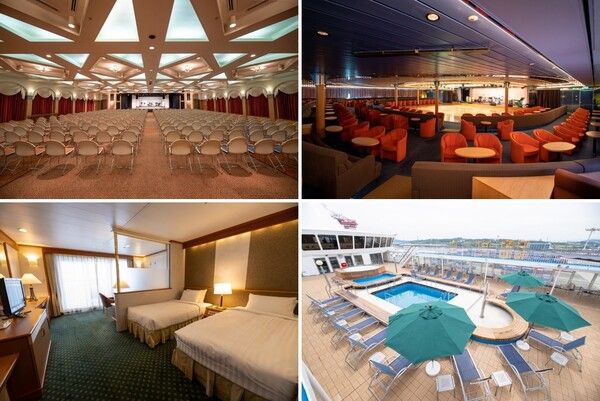 보람상조와 제휴를 맺은 두원크루즈페리의 ‘이스턴 비너스’ 내부. [보람그룹]