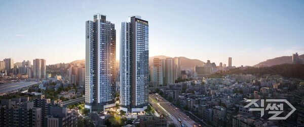 ‘가야역 롯데캐슬 스카이엘’ 조감도. [롯데건설]