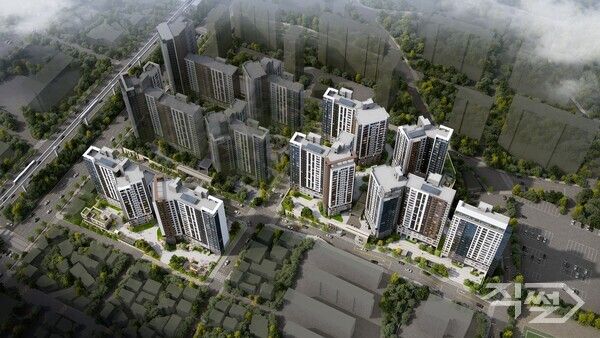 대구 범어 2차 아이파크 조감도