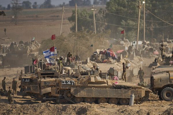 작전 준비하는 이스라엘군. [AP 연합뉴스]