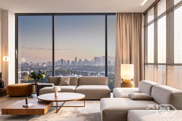 '홈씨시 윈도우 one 빌라즈'. [KCC글라스]