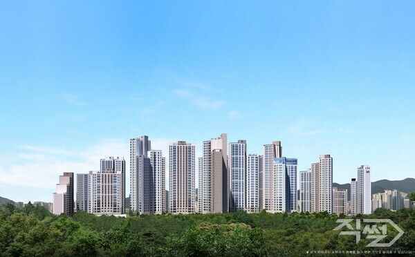 '안양자이 헤리티온' 투시도. [GS건설]