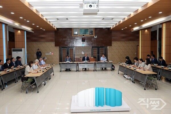 2025 상주시 축제추진위원회 제3차 최종보고회 전체회의 장면 [상주시]