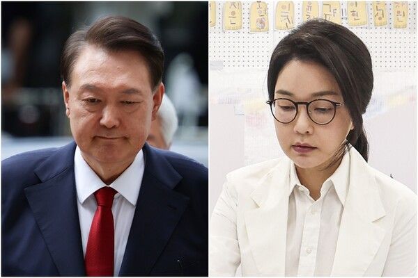 윤석열 전 대통령과 김건희 여사. [연합뉴스]
