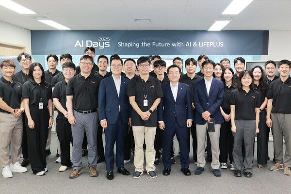 AI DAYS 기념촬영 모습. [한화생명]