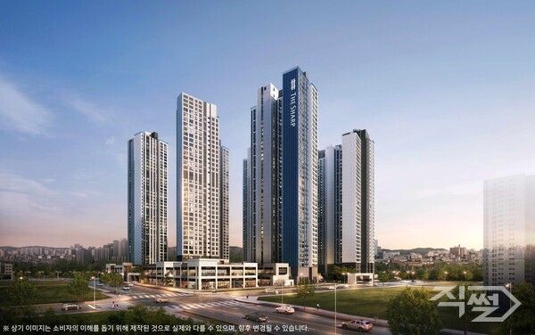 ‘더샵 오산역아크시티’&nbsp;투시도. [포스코이앤씨]