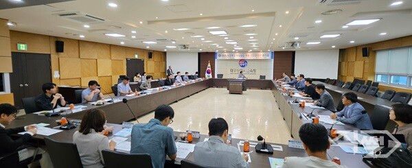 2025 직업계고 현장실습 특별 지도·점검반 협의회 진행 모습. [대구시교육청]