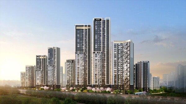 '아크로 드 서초' 단지 투시도. [DL이앤씨]