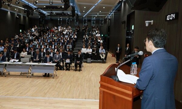 권대영 금융위원회 부위원장이 23일 서울 여의도 KB국민은행 신관에서 열린 에서 발언하고 있다. [연합뉴스]