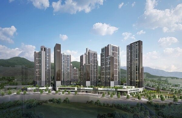힐스테이트 사직아시아드 투시도. [현대건설]