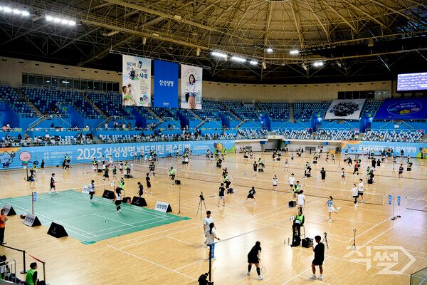 삼성생명은&nbsp;6일과&nbsp;7일 이틀간 인천 남동체육관에서&nbsp;‘2025&nbsp;삼성생명 배드민턴 페스티벌’을 개최했다. [삼성생명]