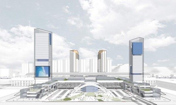 KTX천안아산역 광역복합환승센터 조감도. [GS건설]