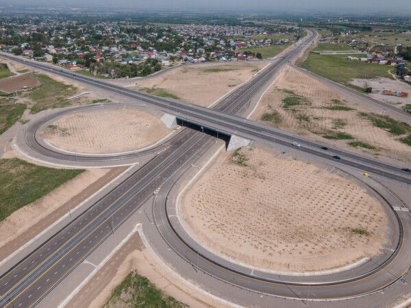 카자흐스탄 ‘알마티 순환도로’ IC 전경. [SK에코플랜트]