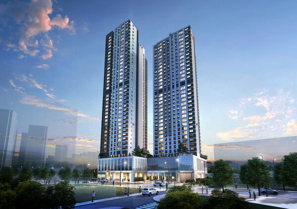 e편한세상 번영로 리더스포레 투시도. [DL이앤씨]